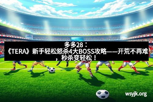 多多28：《TERA》新手轻松怒杀4大BOSS攻略——开荒不再难，秒杀变轻松！